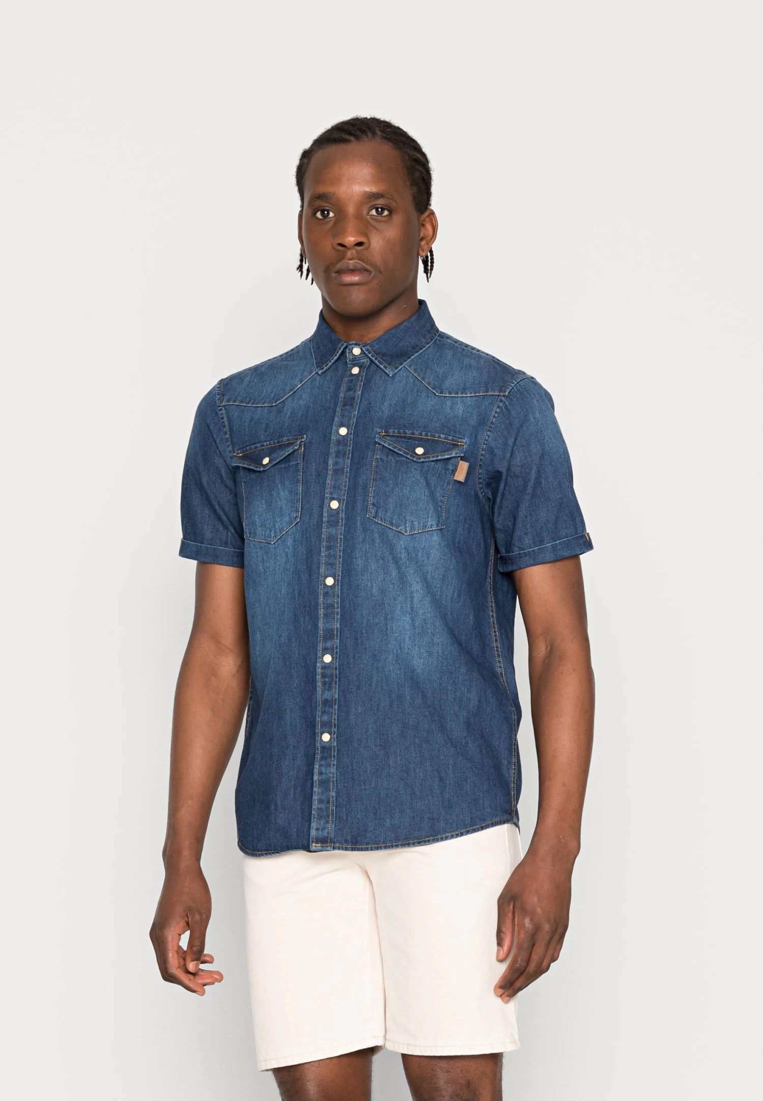 Pier One CamiciaDark Blue Uomo Camicie PI922D0CY-K11 3 Pier One CamiciaDark Blue Uomo Camicie PI922D0CY-K11