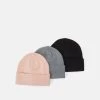 Pier One 3 Pack UnisexBerrettoBlack/Grey/Pink Uomo Cappellie Berretti PI954P00D-Q17 -Pier One 0776f0f8de2b417389b6ea37cb9b70f3