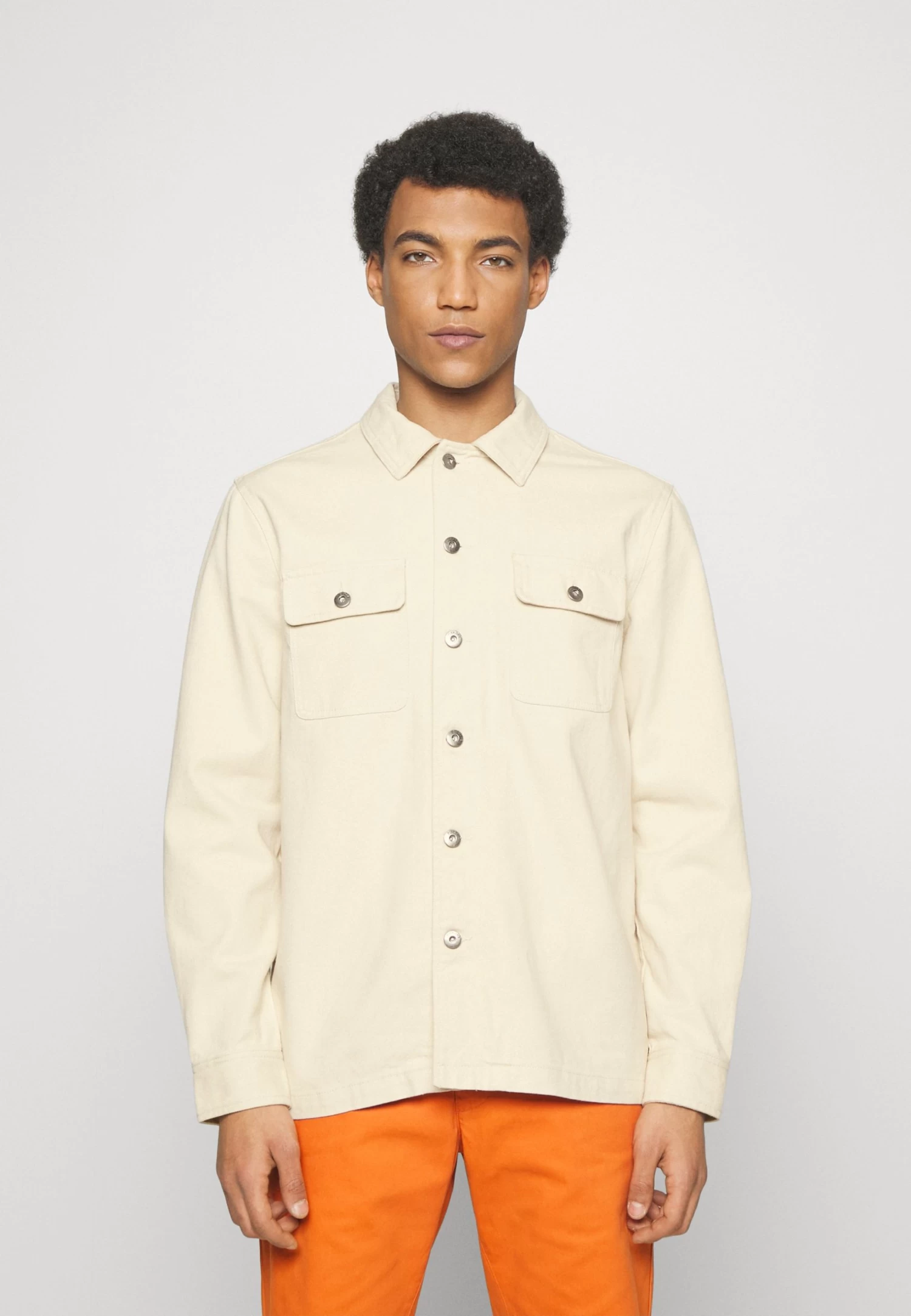 Pier One Undyed Twill Giacca Di JeansWhite Uomo Giacche PI922D0EA-A11 3 Pier One Undyed Twill Giacca Di JeansWhite Uomo Giacche PI922D0EA-A11