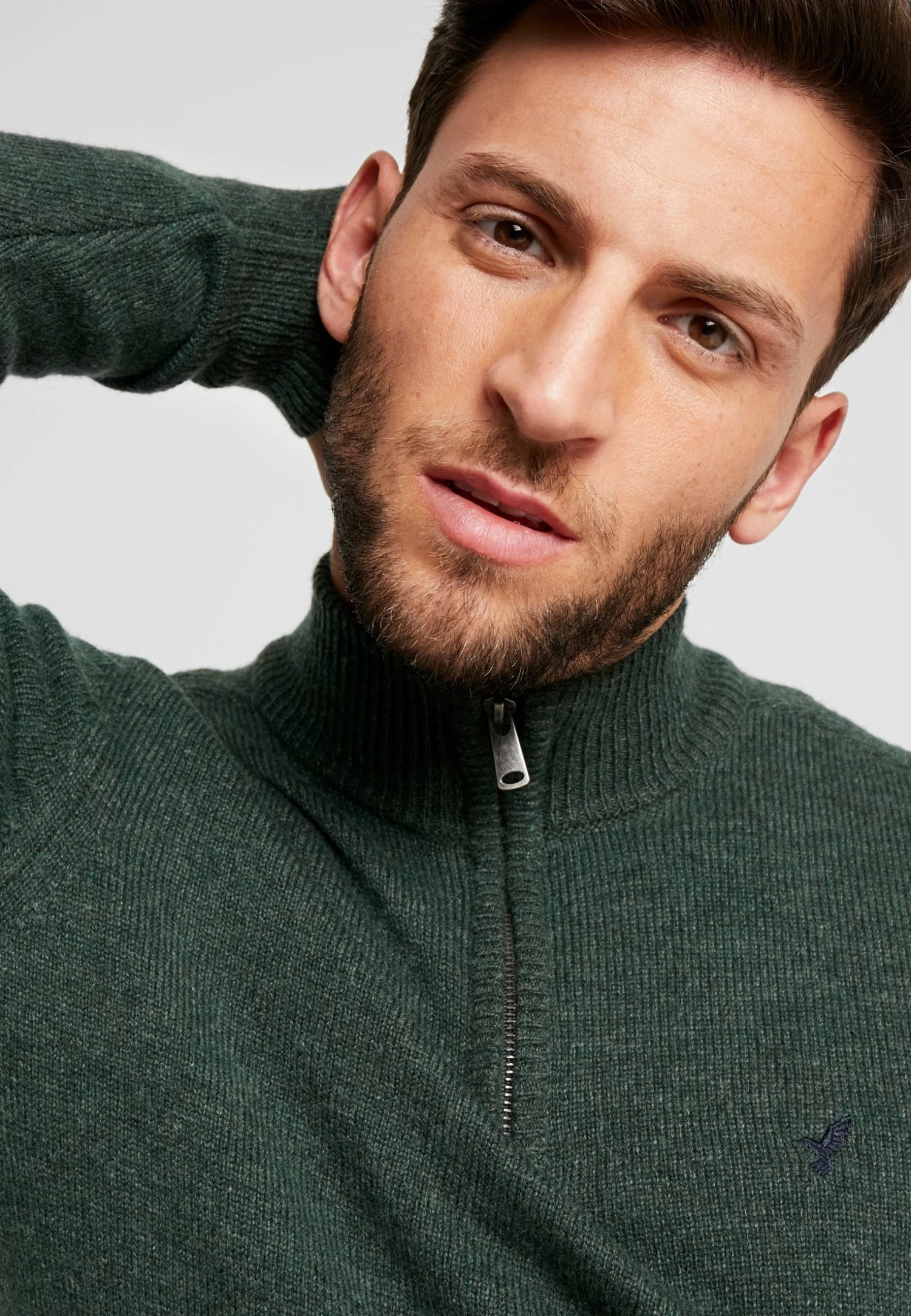 Pier One MaglioneMottled Dark Green Uomo Maglieria PI922Q04L-M11 6 Pier One MaglioneMottled Dark Green Uomo Maglieria PI922Q04L-M11 - immagine 4