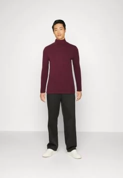 Pier One 2 PackMaglietta A Manica LungaBeige/Bordeaux Uomo T-shirt E Polo PI922O0KR-B11