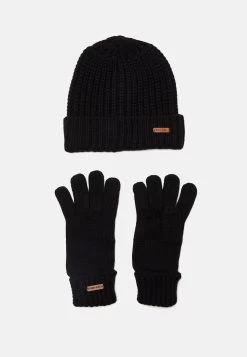 Pier One SetSciarpaBlack Uomo Cappellie Berretti PI952G01R-Q11 -Pier One 1169d6ef927d4429b71268a7aa839ad3