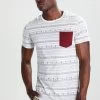 Pier One T-Shirt Con StampaWhite Uomo T-shirt E Polo PI922OA5K-A11 -Pier One 1229f2b6ef6a417998fe7b4106375195