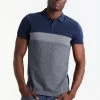 Pier One PoloDark Blue/Mottled Grey Uomo T-shirt E Polo PI922P019-K11