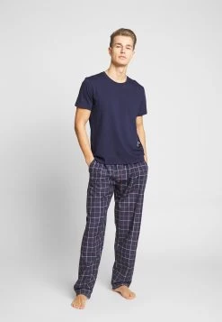 Pier One Pantaloni Del PigiamaDark Blue Uomo Per La Notte PI982L00E-K11 -Pier One 165a3c3c73d04ddaa41e43455b562dd4