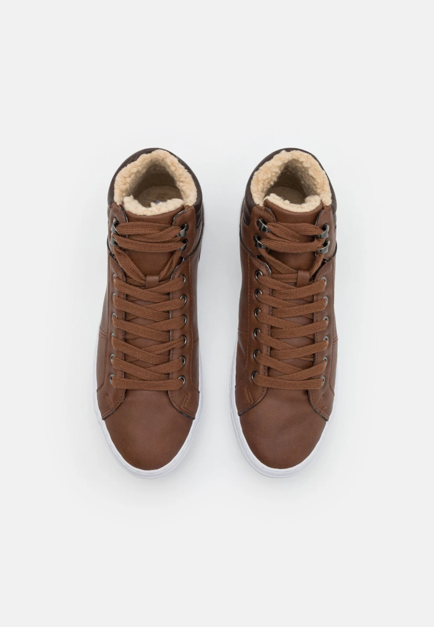 Pier One Unisex - Sneakers Alte - Cognac 6 Pier One Unisex - Sneakers Alte - Cognac - immagine 4