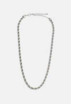 Pier One Set - Collana - Silver-Coloured/Black -Pier One 1d997cc14a2745d7b22ce0ae3eb33e16