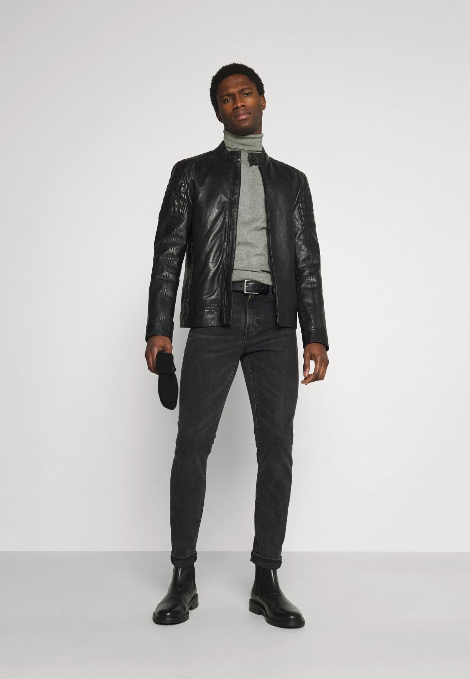 Pier One 2 PackBasic TurtleneckMaglioneBlack/Mottled Light Grey Uomo Maglieria PI922Q06B-Q14 3 Pier One 2 PackBasic TurtleneckMaglioneBlack/Mottled Light Grey Uomo Maglieria PI922Q06B-Q14