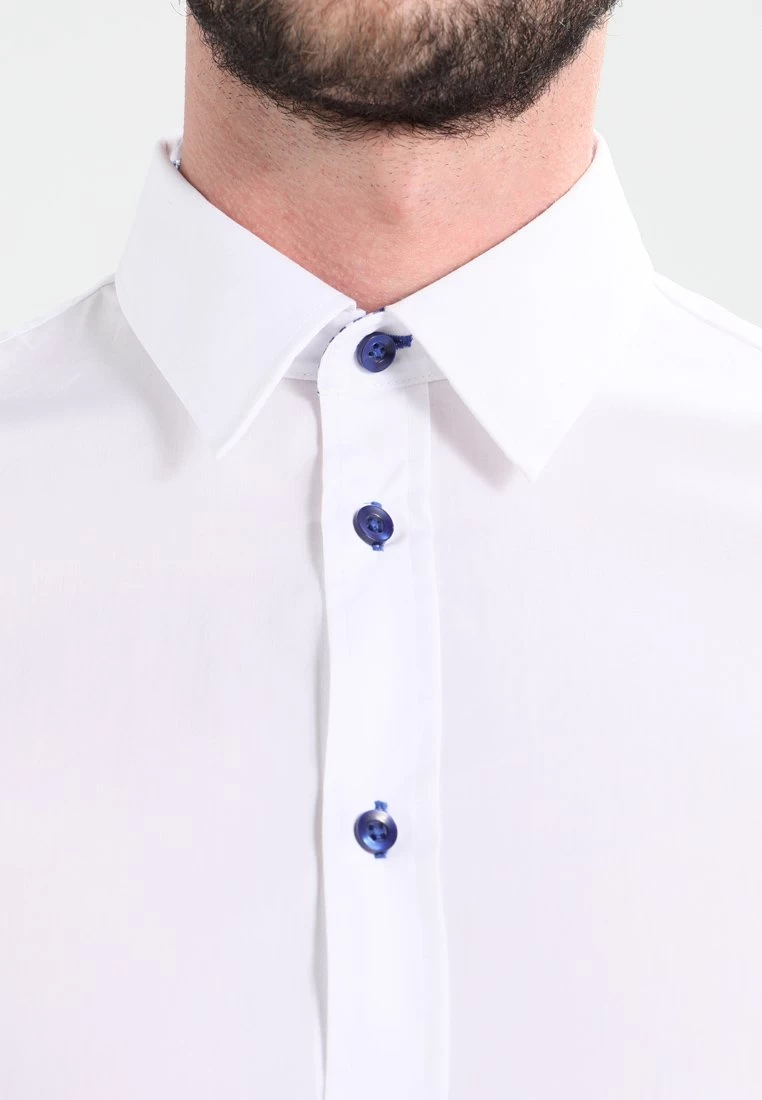 Pier One Camicia - White/Blue 6 Pier One Camicia - White/Blue - immagine 4