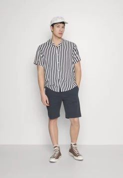 Pier One Camicia - Dark Blue/White -Pier One 2509c7e2d0d64b48878b9d6c417720f6