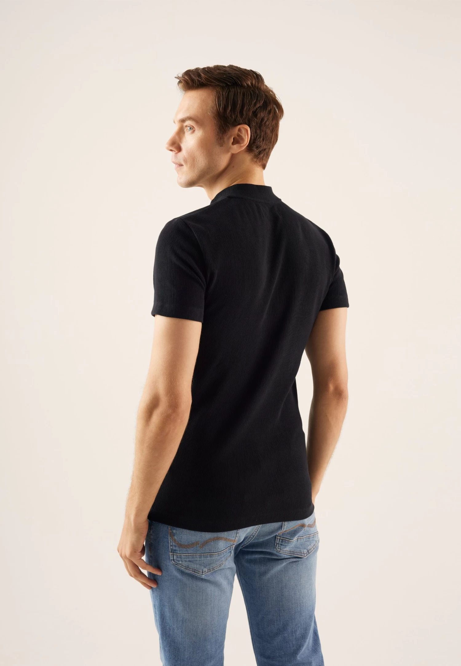 Pier One T-Shirt BasicBlack Uomo T-shirt E Polo PI922O0YX-Q11 5 Pier One T-Shirt BasicBlack Uomo T-shirt E Polo PI922O0YX-Q11 - immagine 3