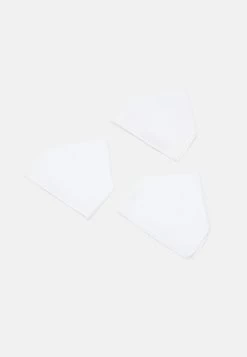 Pier One Cotton 3 PackFazzoletti Da TaschinoWhite Uomo Cravatte E Accessori PI952R03A-A11