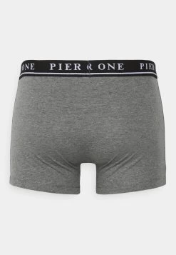 Pier One 5 Pack - Culotte -Black/Mottled Dark Grey -Pier One 363afa71a2ae4dc49a0189dd440f8a5f