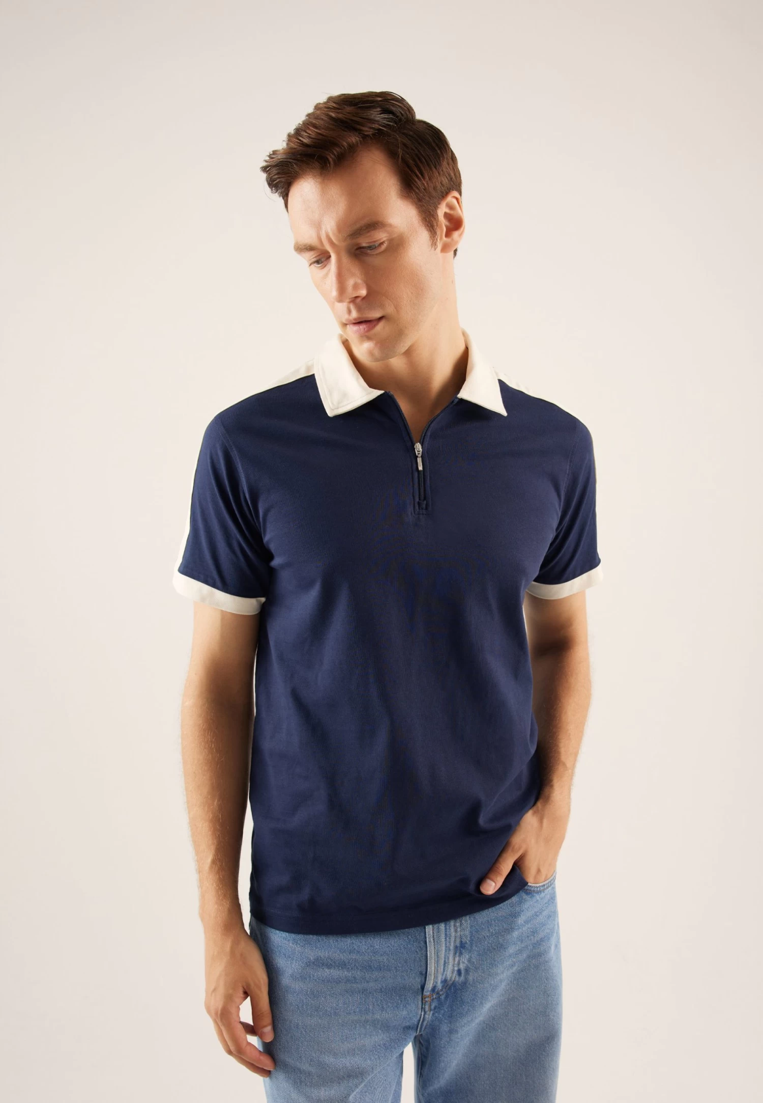 Pier One PoloDark Blue Uomo T-shirt E Polo PI922P08B-K11 3 Pier One PoloDark Blue Uomo T-shirt E Polo PI922P08B-K11