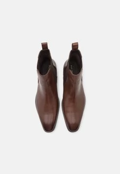 Pier One LeatherStivalettiBrown Uomo Stivaletti/Stivali PI912K0CC-O11 -Pier One 385fe43e1e7a4711968a726696ee0019
