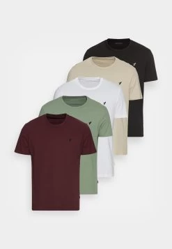Pier One 5 PackT-Shirt BasicWhite/Green/Bordeaux/Black/Beige Uomo T-shirt E Polo PI922O0TV-A12 18 Pier One 5 PackT-Shirt BasicWhite/Green/Bordeaux/Black/Beige Uomo T-shirt E Polo PI922O0TV-A12 -Pier One 388df4ed46f64c049d4079afe6c50dc9