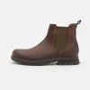 Pier One LeatherStivalettiBrown Uomo Stivaletti/Stivali PI912K0CJ-O11