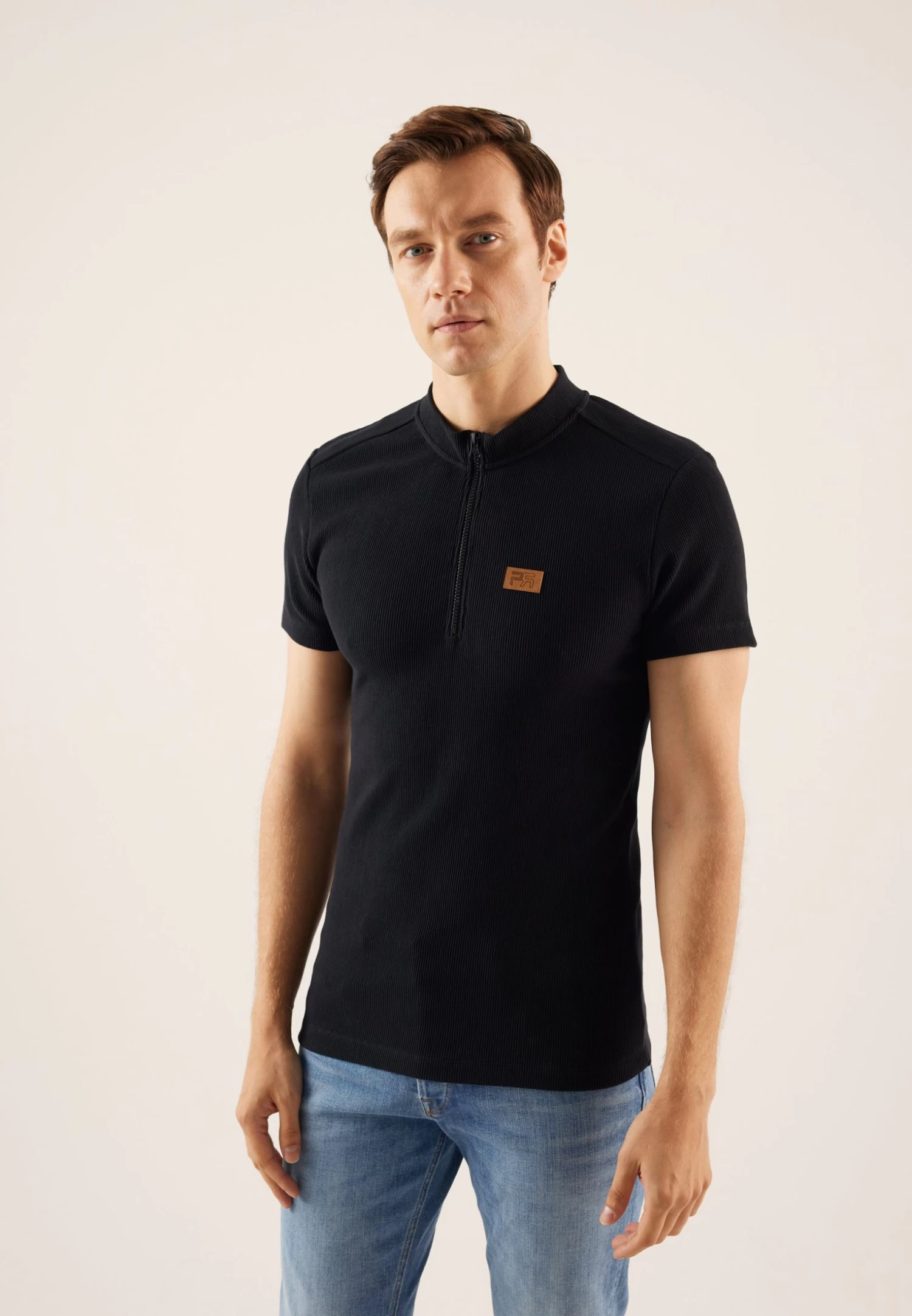 Pier One T-Shirt BasicBlack Uomo T-shirt E Polo PI922O0YX-Q11 3 Pier One T-Shirt BasicBlack Uomo T-shirt E Polo PI922O0YX-Q11