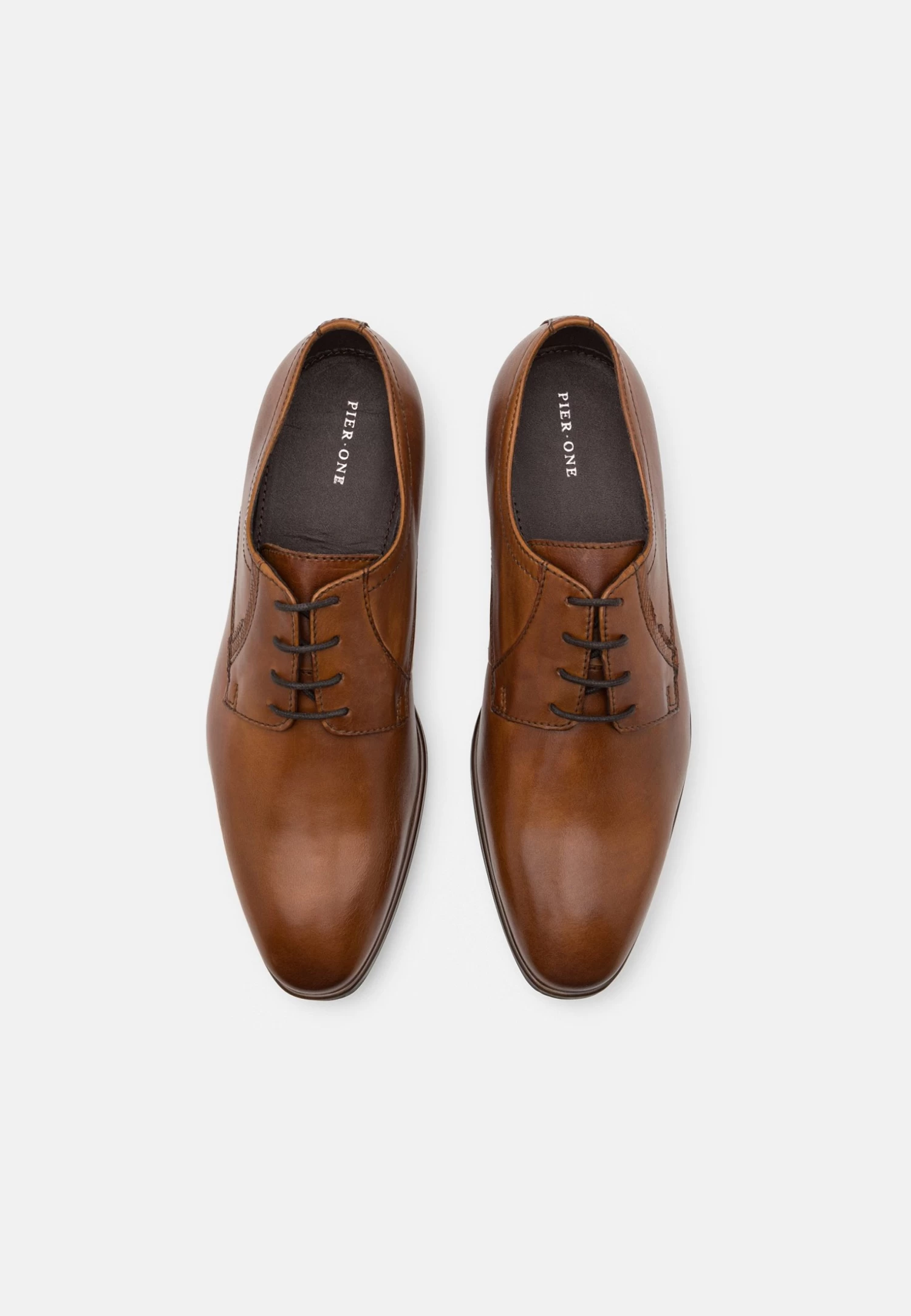 Pier One Leather - Stringate Eleganti - Light Brown 6 Pier One Leather - Stringate Eleganti - Light Brown - immagine 4