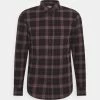Pier One CamiciaMottled Dark Grey / Bordeaux Uomo Camicie PI922DA3Z-C11 -Pier One 4f9ac067f5604d39acaa83e7a840259c