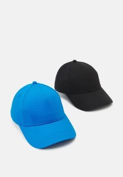 Pier One Unisex 2 PackCappellinoBlack/Blue Uomo Cappellie Berretti PI954Q005-Q12