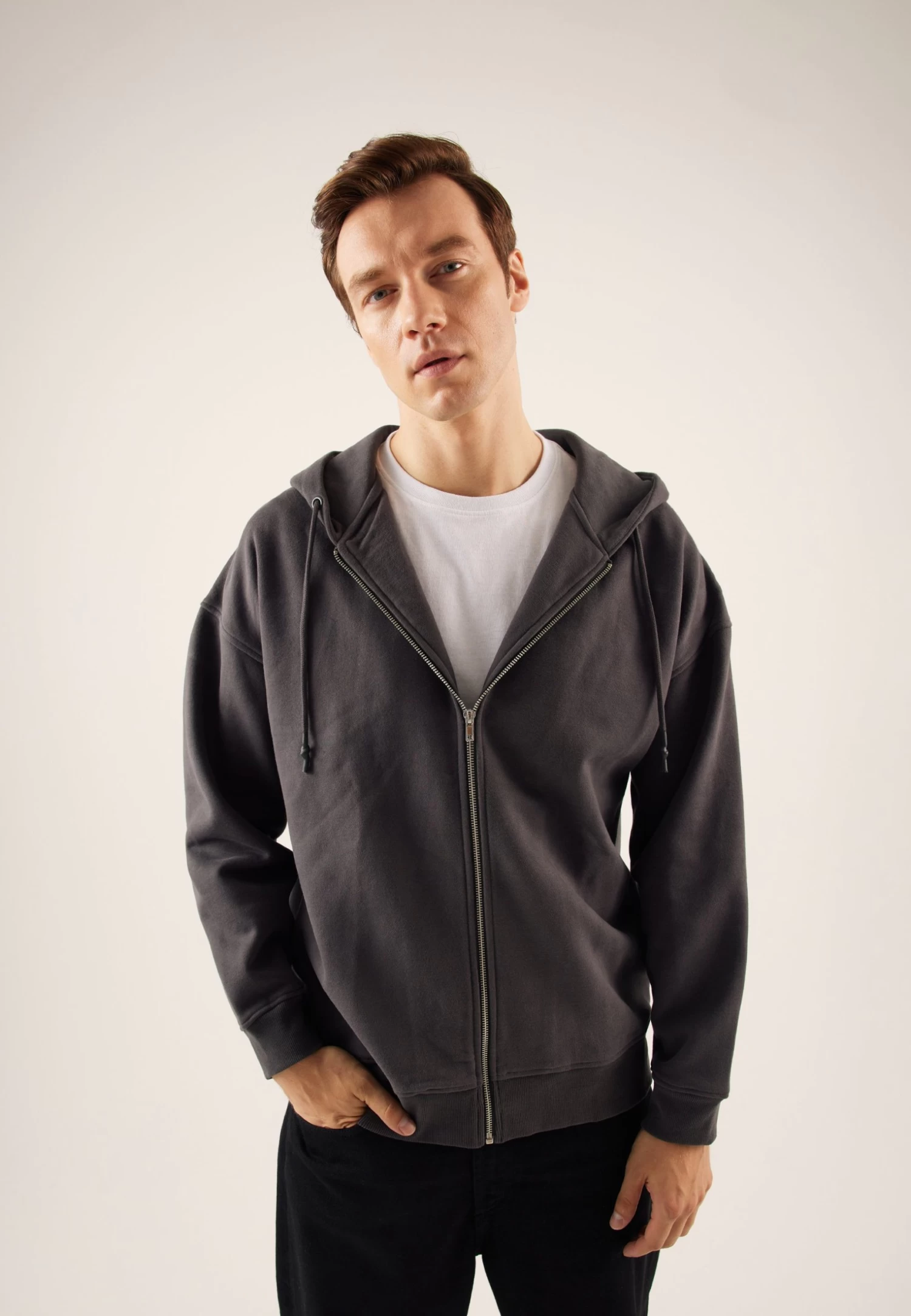 Pier One Felpa Con ZipGrey Uomo Maglieria E Felpe PI922S0HE-C12 3 Pier One Felpa Con ZipGrey Uomo Maglieria E Felpe PI922S0HE-C12