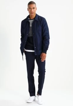 Pier One MaglioneMottled Dark Blue Uomo Maglieria PI922QA3P-K11 -Pier One 5c8d5511d4054f7caf695e257fc09f20