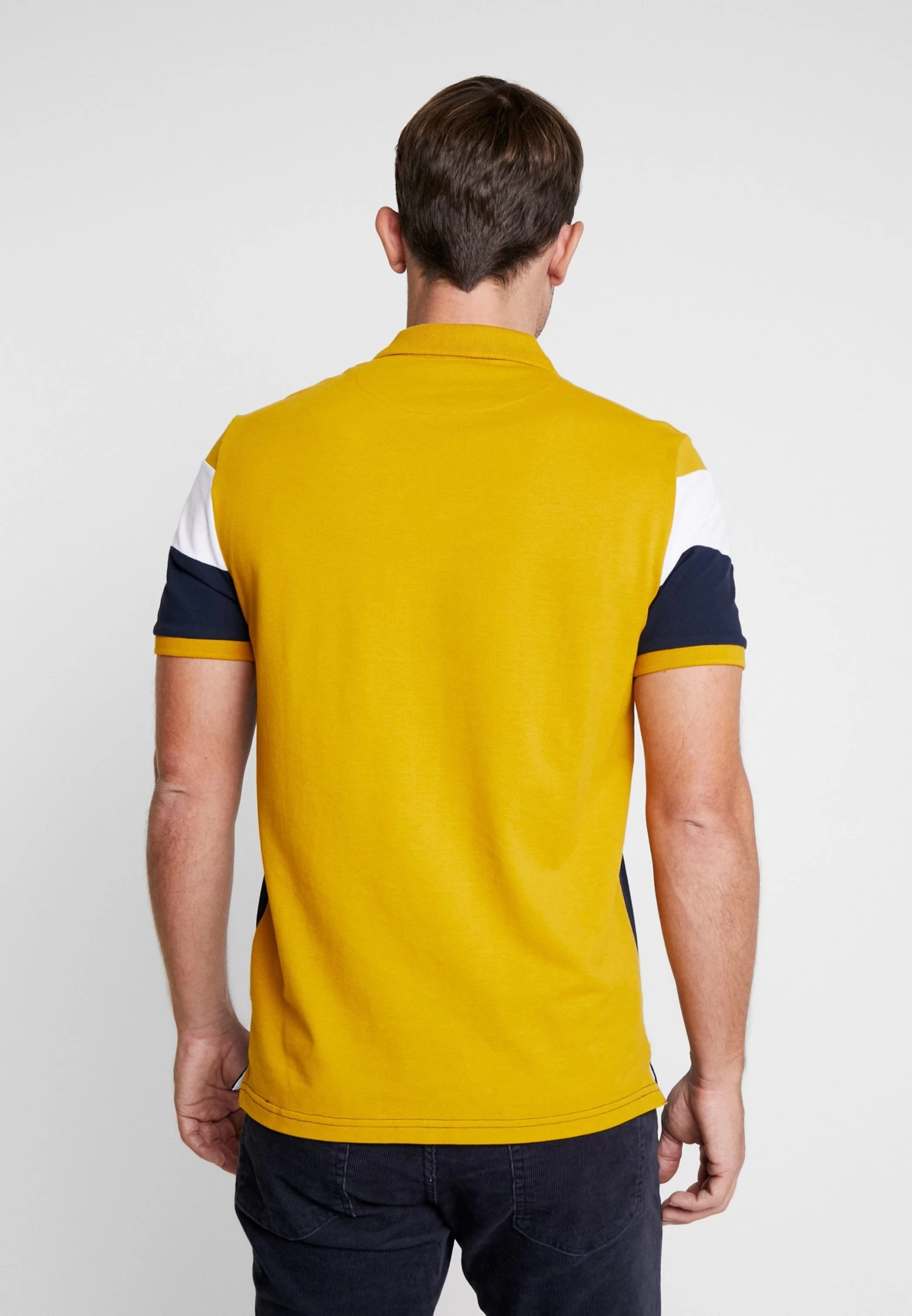 Pier One Polo - Dark Blue/Mustard 5 Pier One Polo - Dark Blue/Mustard - immagine 3