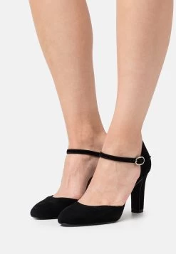 Pier One Leather DecolletéBlack Donna Tacchi Alti PI911B08B-Q11