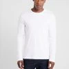 Pier One Maglietta A Manica LungaWhite Uomo T-shirt E Polo PI922O0GP-A11