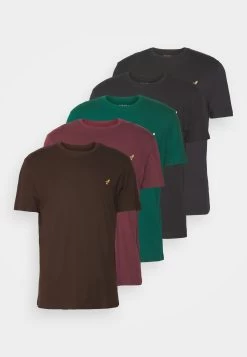 Pier One 5 PackT-Shirt BasicBordeaux/Dark Green/Dark Blue Uomo T-shirt E Polo PI922O0TV-G11 -Pier One 695ee0a9459c4064b966a3f795bf7133