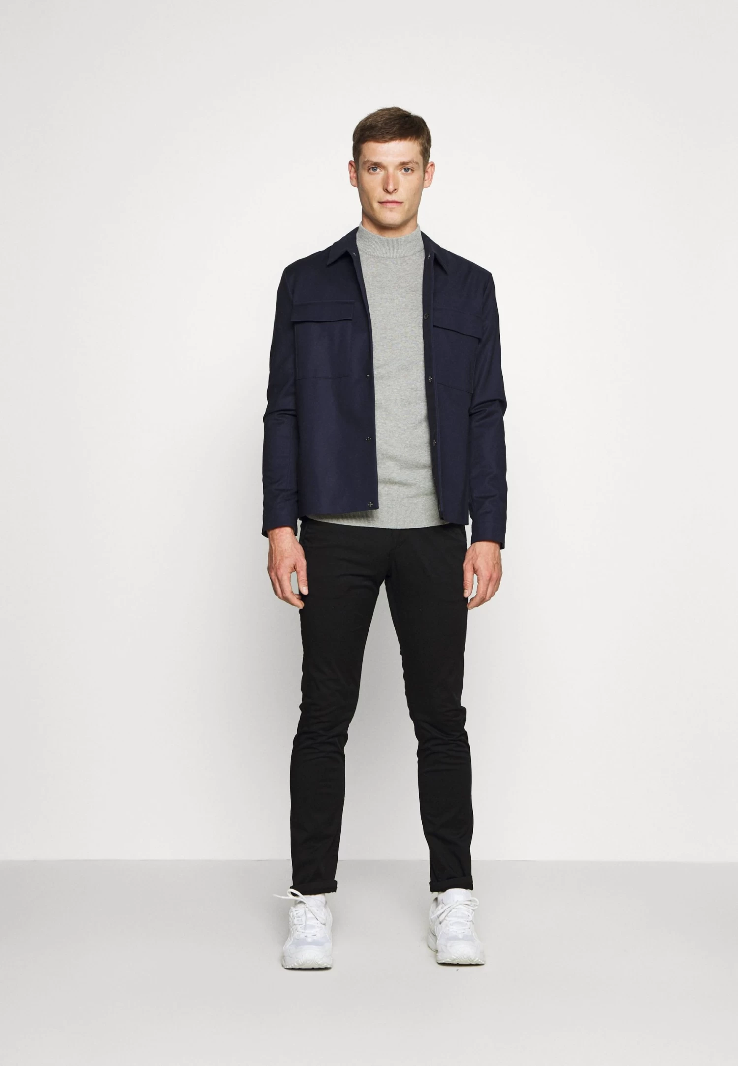 Pier One MaglioneMottled Light Grey Uomo Maglieria PI922Q068-C11 4 Pier One MaglioneMottled Light Grey Uomo Maglieria PI922Q068-C11 - immagine 2