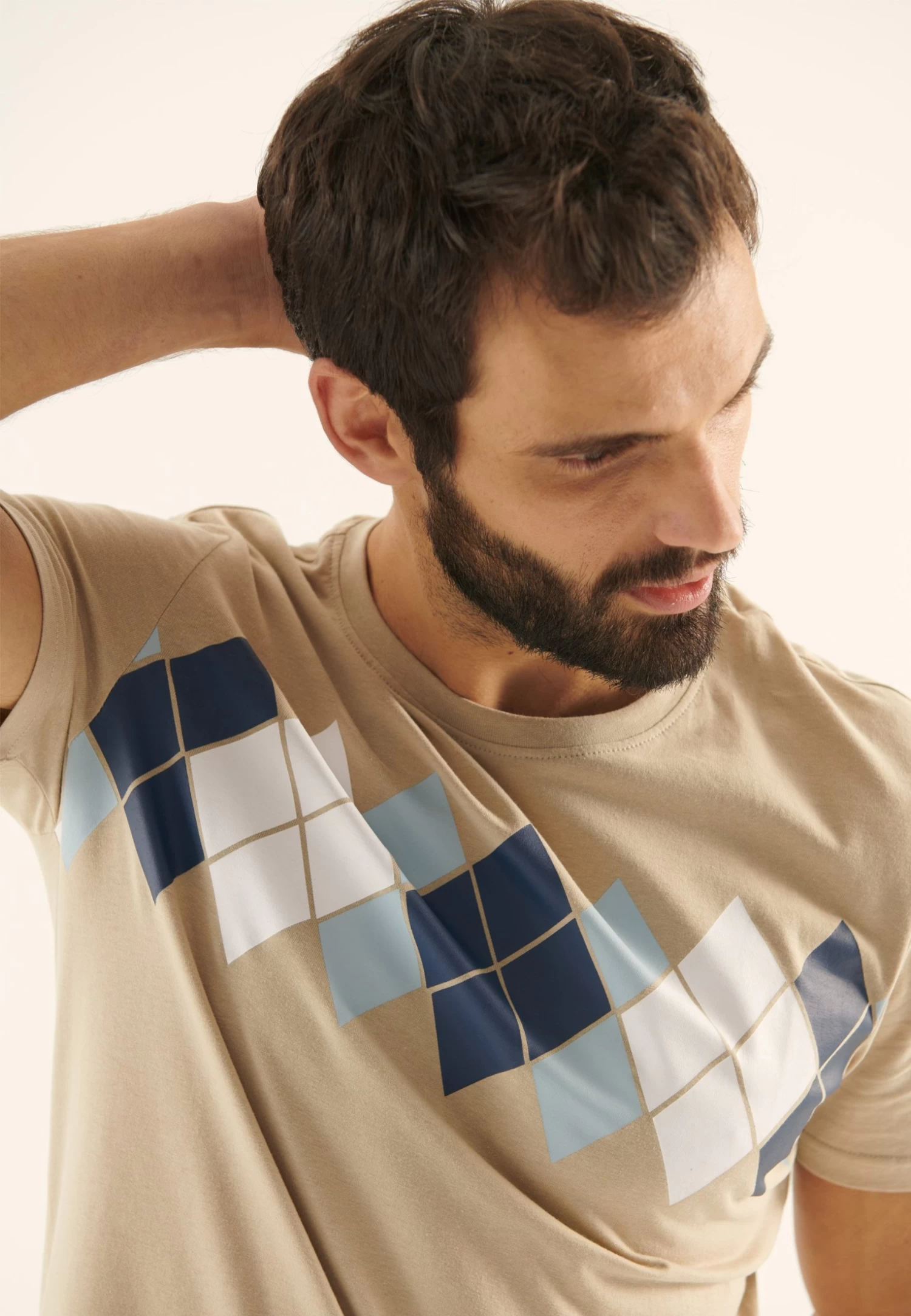 Pier One T-Shirt Con StampaBeige Uomo T-shirt E Polo PI922O0YG-B11 6 Pier One T-Shirt Con StampaBeige Uomo T-shirt E Polo PI922O0YG-B11 - immagine 4