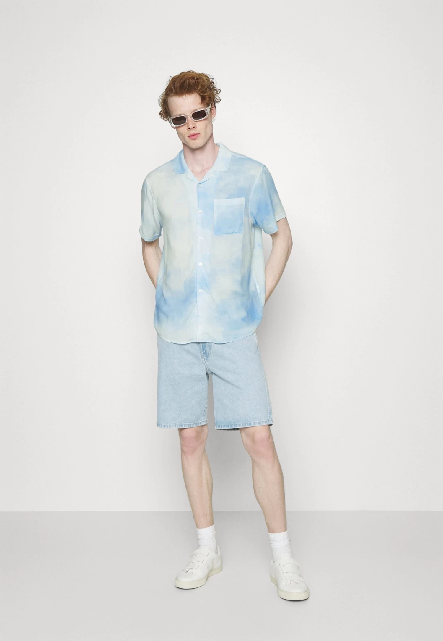 Pier One CamiciaWhite/Light Blue Uomo Camicie PI922D0EM-A11 4 Pier One CamiciaWhite/Light Blue Uomo Camicie PI922D0EM-A11 - immagine 2