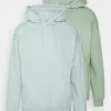 Pier One 2 PackFelpa Con CappuccioGreen/Blue Uomo Maglieria E Felpe PI922S0AA-M12