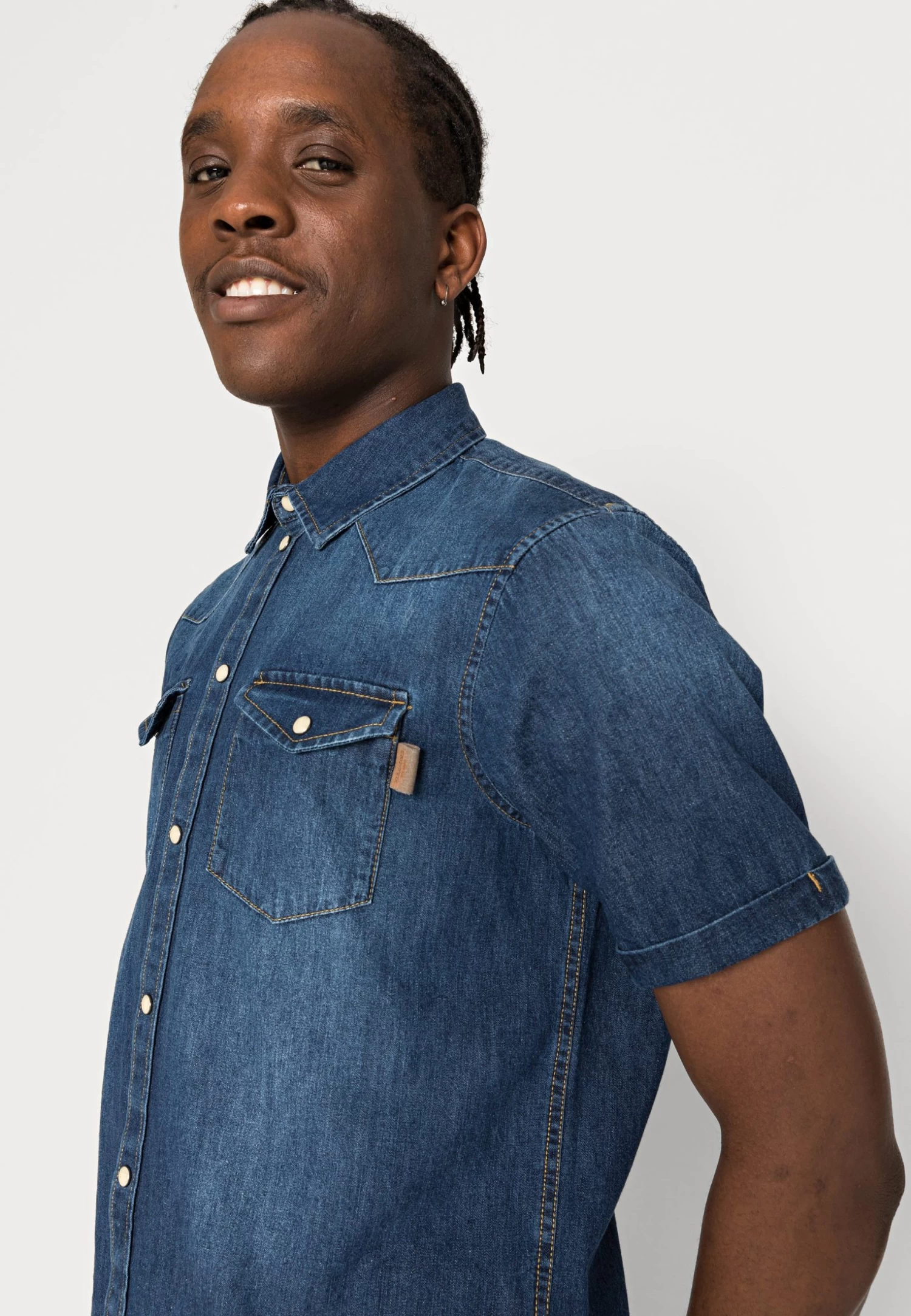 Pier One CamiciaDark Blue Uomo Camicie PI922D0CY-K11 7 Pier One CamiciaDark Blue Uomo Camicie PI922D0CY-K11 - immagine 5