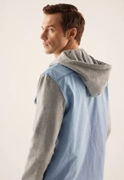 Pier One CamiciaBlue/Grey Uomo Camicie PI922D0EU-K11 -Pier One 82a42e45149b4b99839934c6e163ed7b