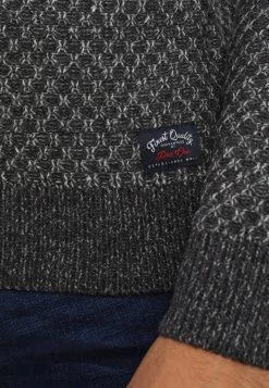 Pier One MaglioneMottled Grey Uomo Maglieria PI922Q036-C11 -Pier One 82e9063090f248baab925422fe01468d