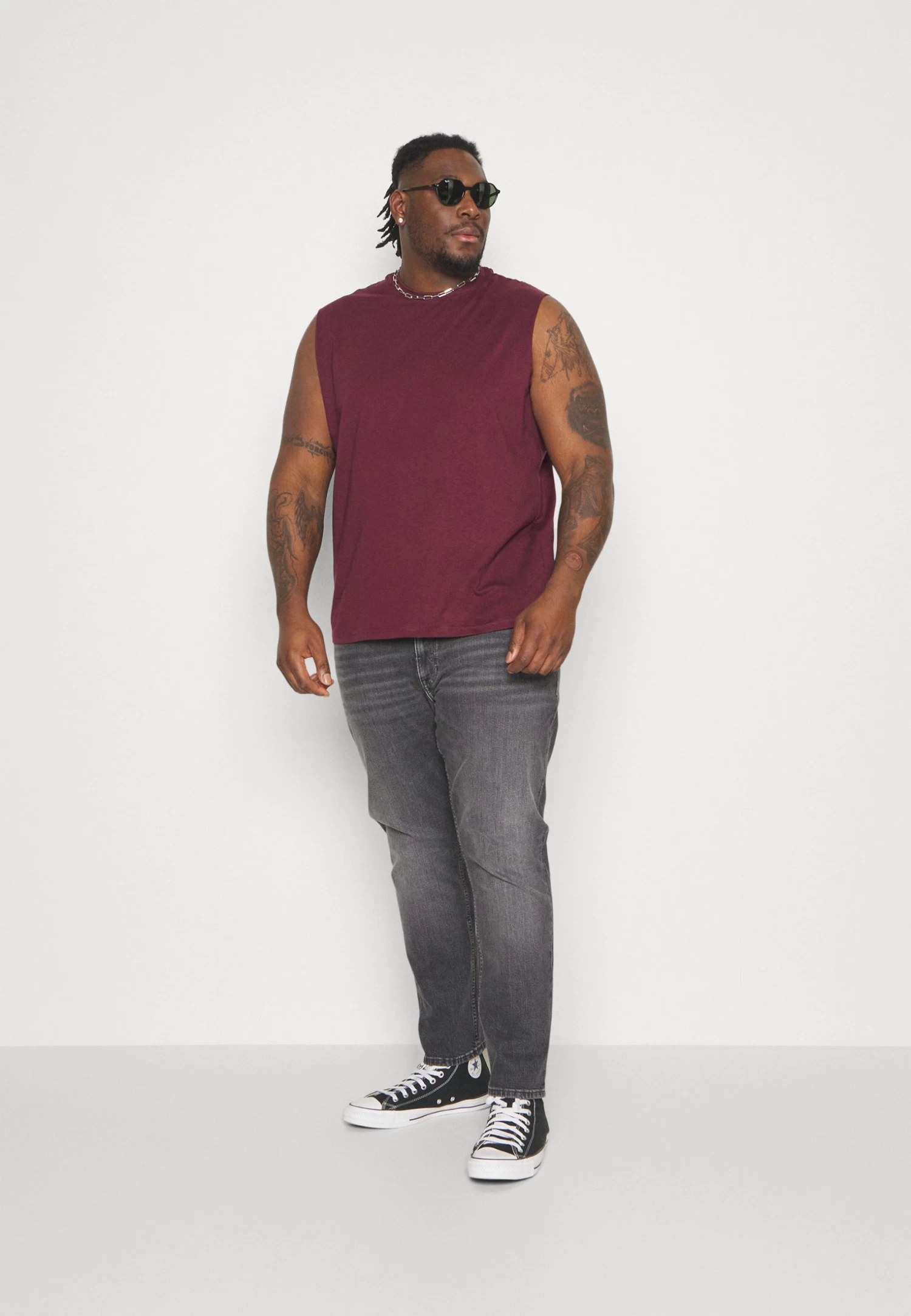 Pier One 2 Pack TopBlack/Bordeaux Uomo T-shirt E Polo PI922O0Y1-Q11 3 Pier One 2 Pack TopBlack/Bordeaux Uomo T-shirt E Polo PI922O0Y1-Q11