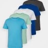 Pier One 5 PackT-Shirt BasicBlue/Dark Blue/Light Green Uomo T-shirt E Polo PI922O0QX-K11 -Pier One 8829d927b1a546d58909a54b59b2fce3
