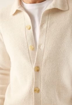 Pier One CardiganOff-White Uomo Maglieria PI922Q0BR-A11 -Pier One 9215d535d5af4ee7ad5e0f0dfcda4785