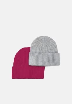Pier One Unisex 2 Pack - Berretto - Red/Grey