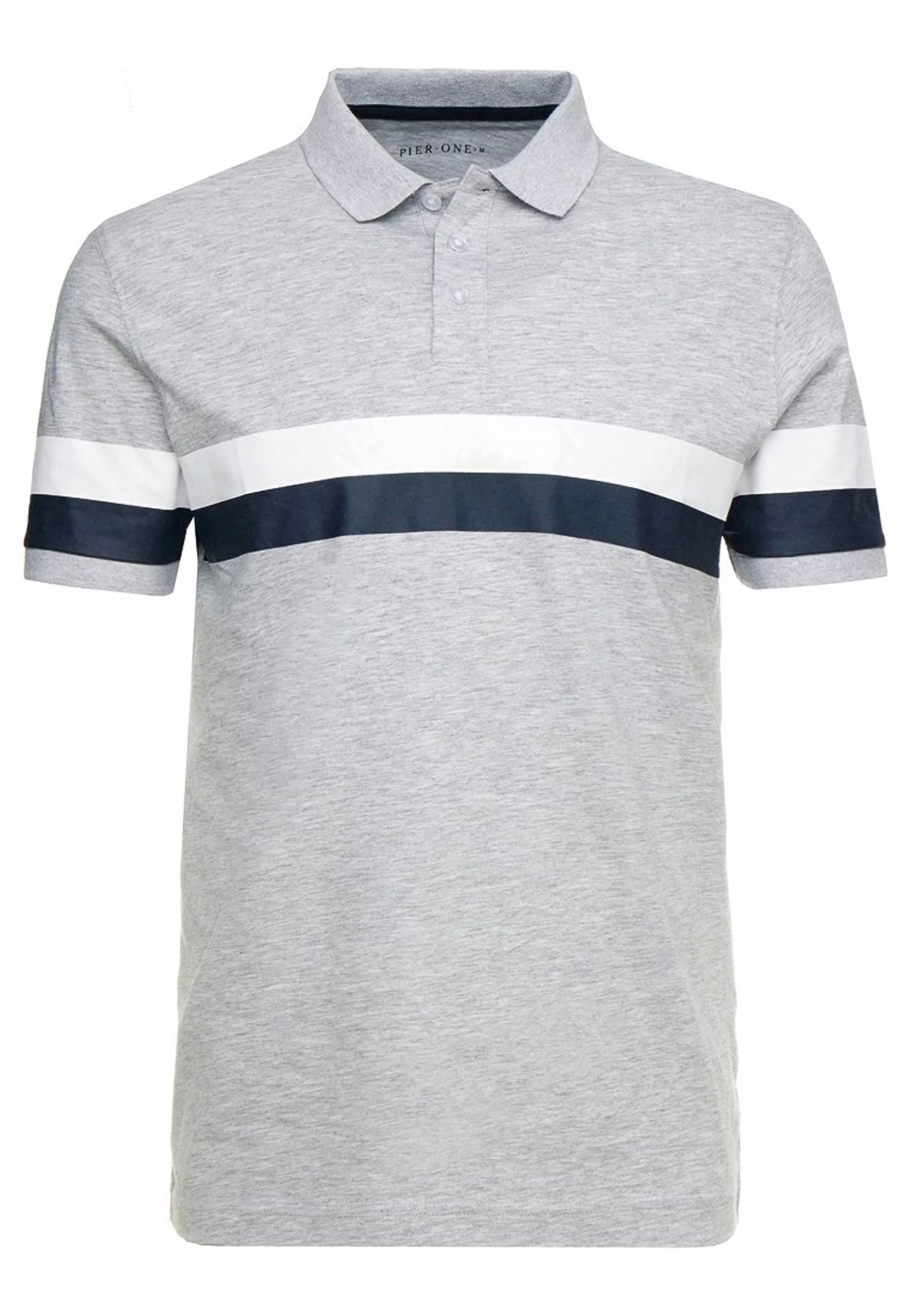 Pier One Polo - Mottled Light Grey 7 Pier One Polo - Mottled Light Grey - immagine 5