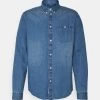 Pier One Denim Shirt - Camicia - Blue Denim -Pier One 9883b39769f7448098322e95e8be1dec
