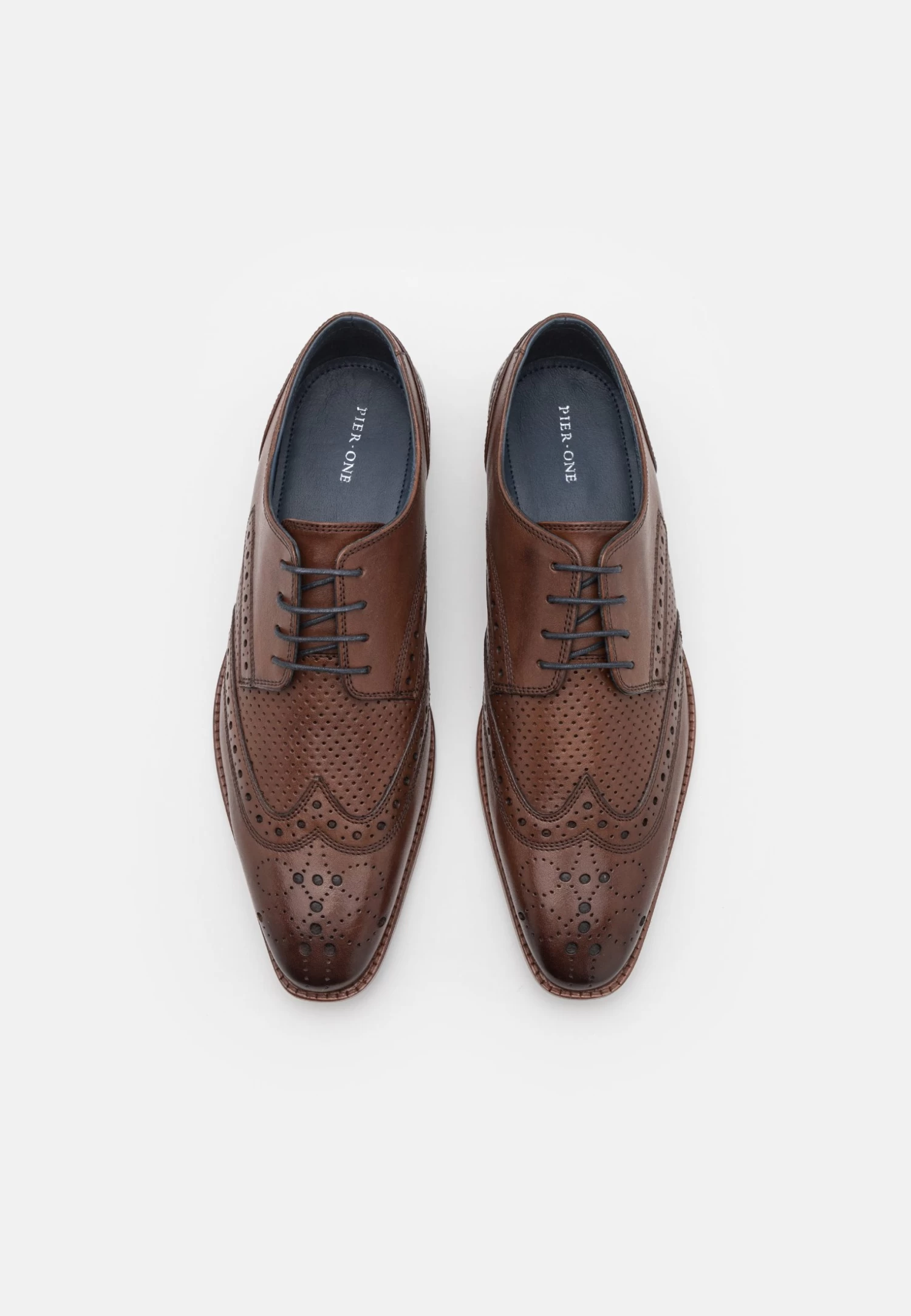 Pier One LeatherStringateBrown Uomo Scarpe Eleganti PI912M0E5-O11 6 Pier One LeatherStringateBrown Uomo Scarpe Eleganti PI912M0E5-O11 - immagine 4