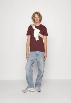 Pier One 5 PackT-Shirt BasicBordeaux/Light Grey/Brown Uomo T-shirt E Polo PI922O0GY-G12