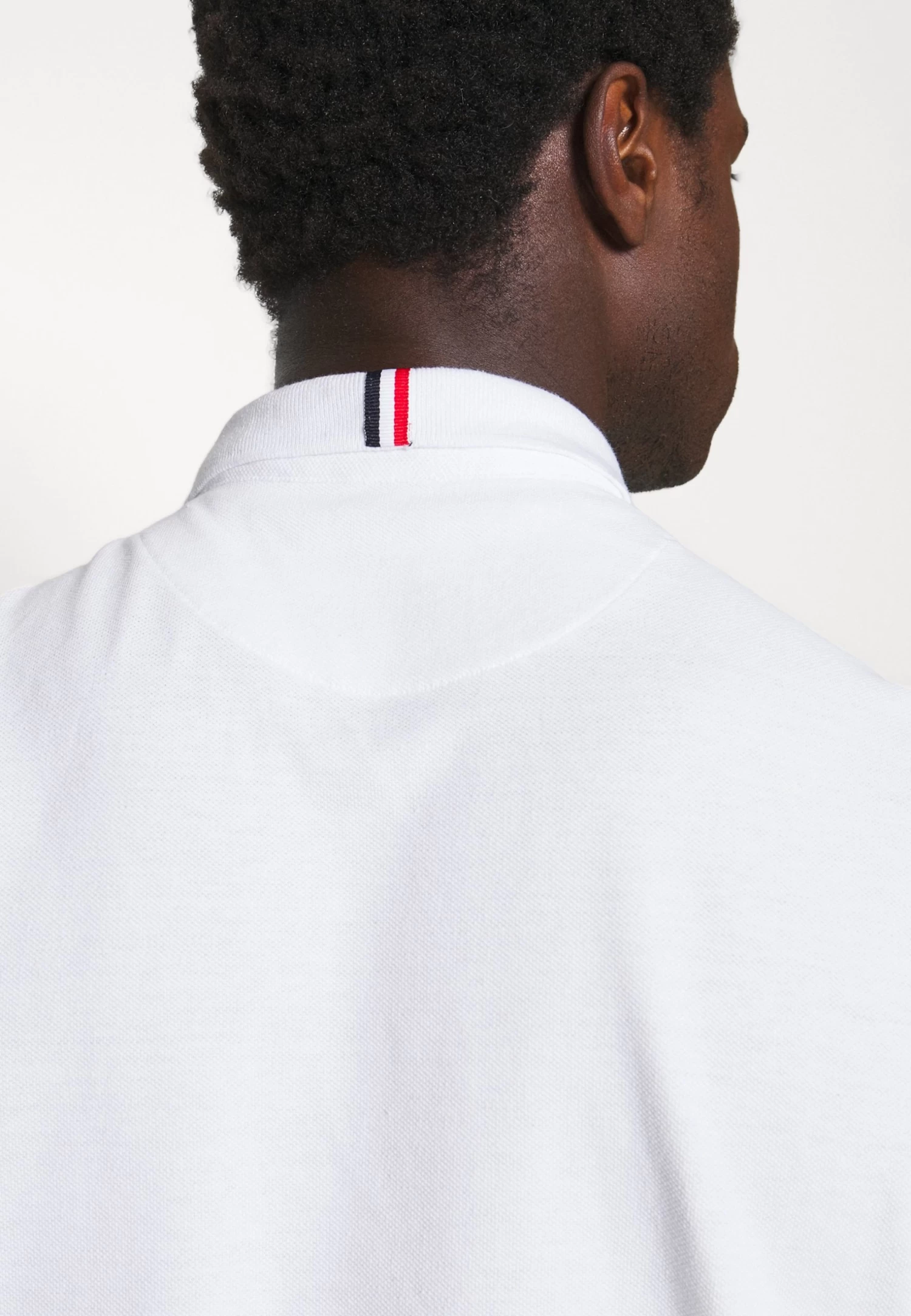 Pier One Tricolore Trim- Polo - White 7 Pier One Tricolore Trim- Polo - White - immagine 5