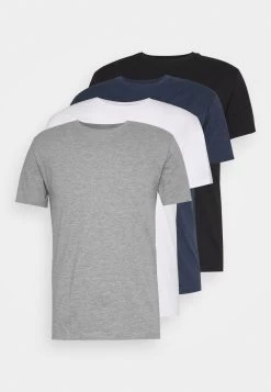 Pier One 4 PackT-Shirt BasicBlack/White/Blue Uomo T-shirt E Polo PI922O0KM-G11 -Pier One a6336c9ea9294b8b9261921b47ede4b7