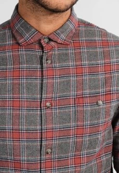 Pier One Camicia - Grey/Coral -Pier One aec58b86fdd04742b8391be56b121545