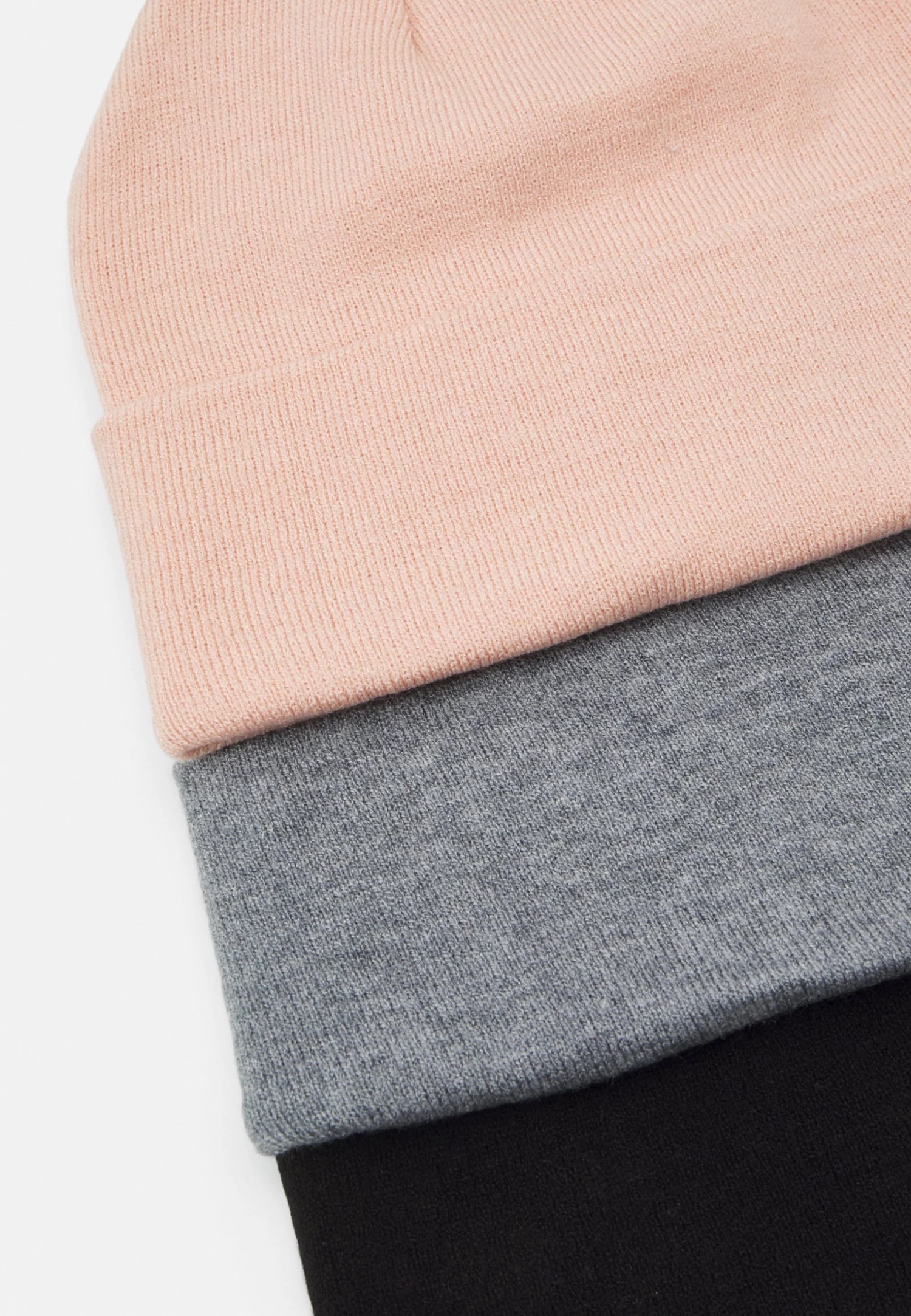 Pier One 3 Pack UnisexBerrettoBlack/Grey/Pink Uomo Cappellie Berretti PI954P00D-Q17 5 Pier One 3 Pack UnisexBerrettoBlack/Grey/Pink Uomo Cappellie Berretti PI954P00D-Q17 - immagine 3